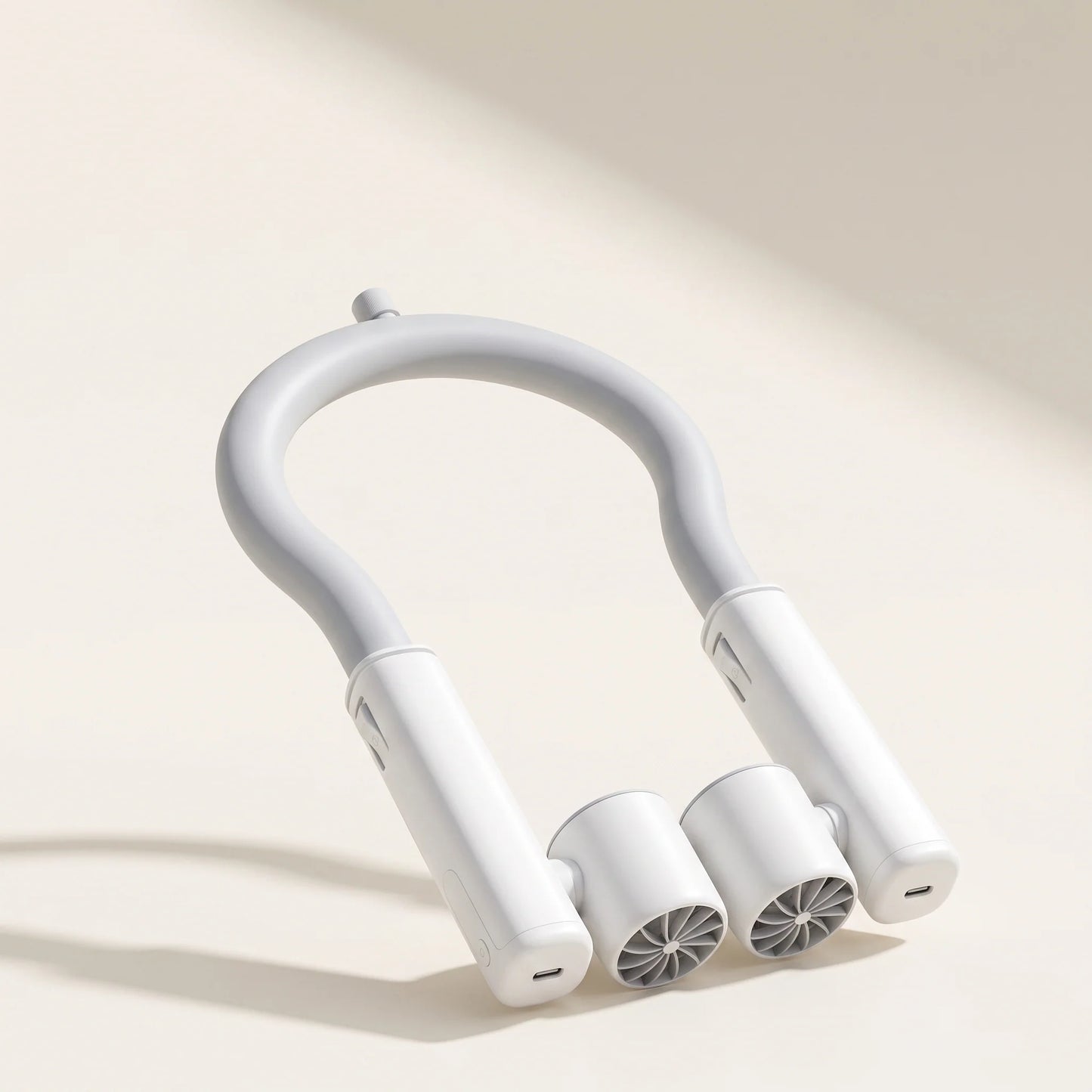 Neck Fan 3-Speed Dual-Turbine Chilled Cooling Ring