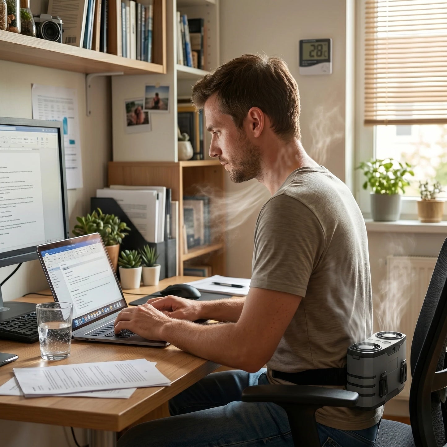 Neck Fan Dual-Vent Hands-Free