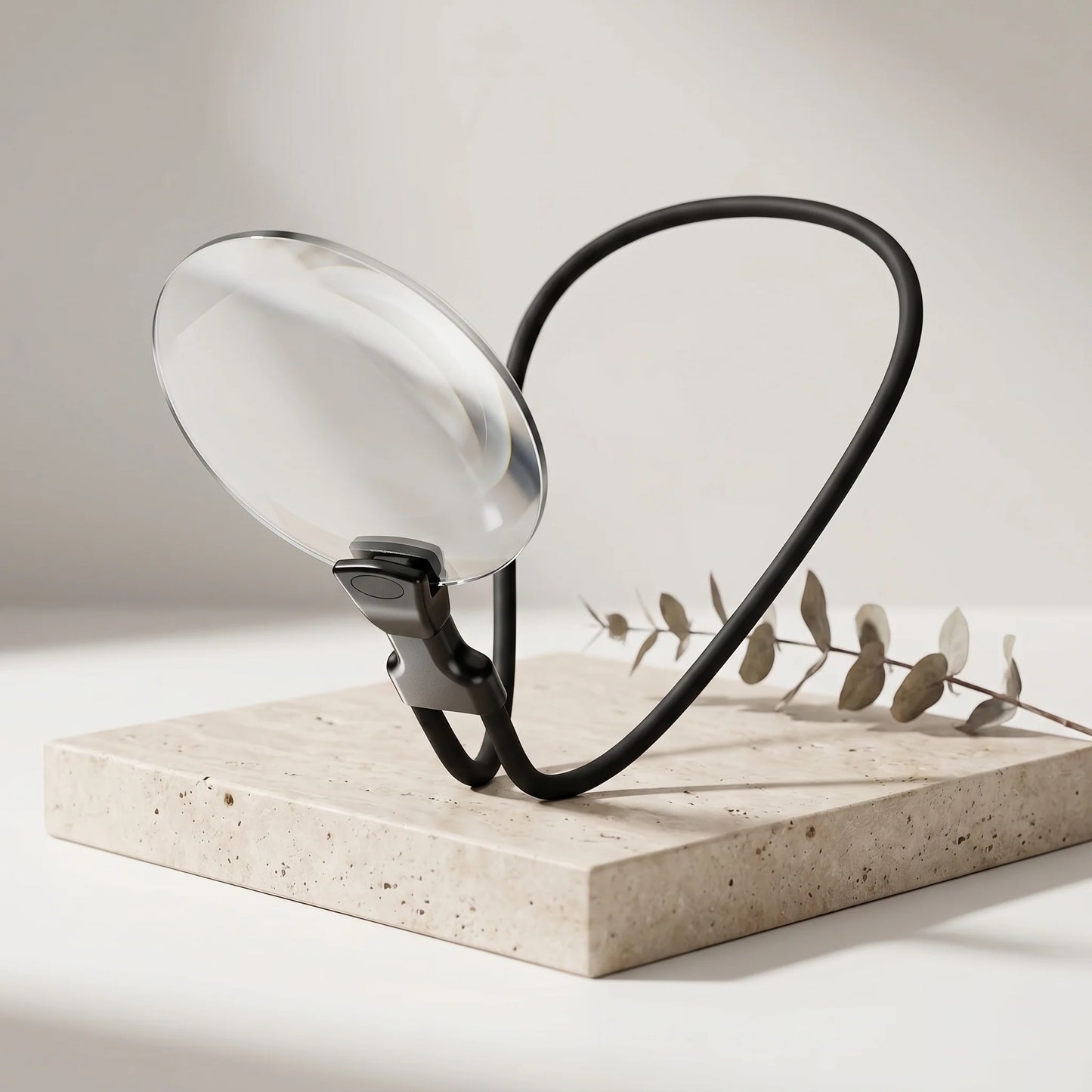Neck Magnifier Hands-Free Adjustable Focus LED Light
