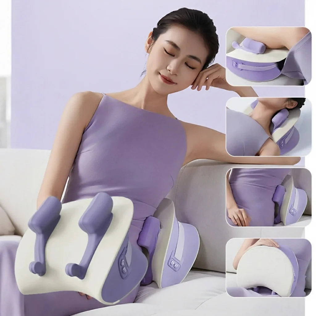 Neck Massage Pillow Wireless 6D Kneading Heated