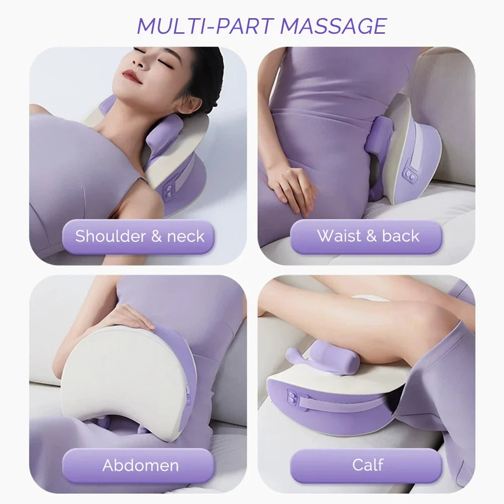 Neck Massage Pillow Wireless 6D Kneading Heated