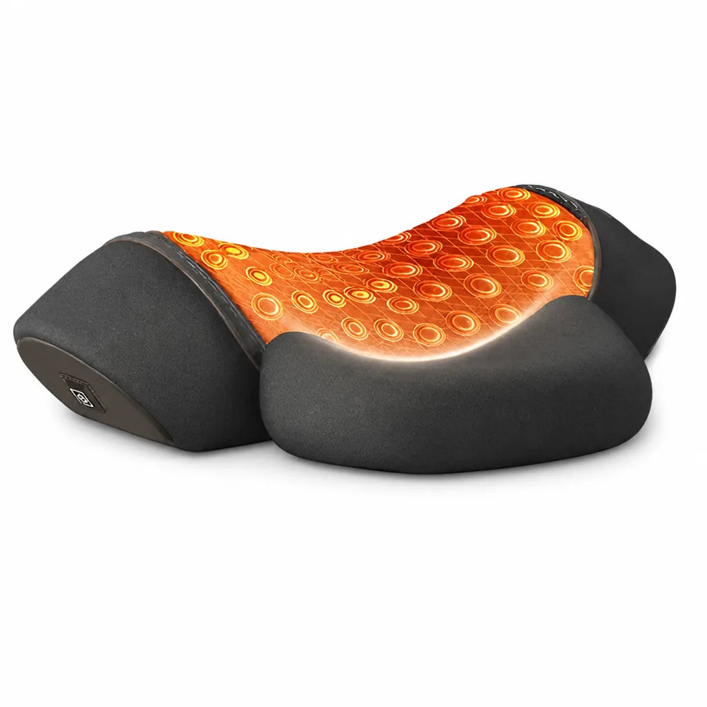 Neck Massager 3-In-1 Massage & Heat Memory Foam Cushion