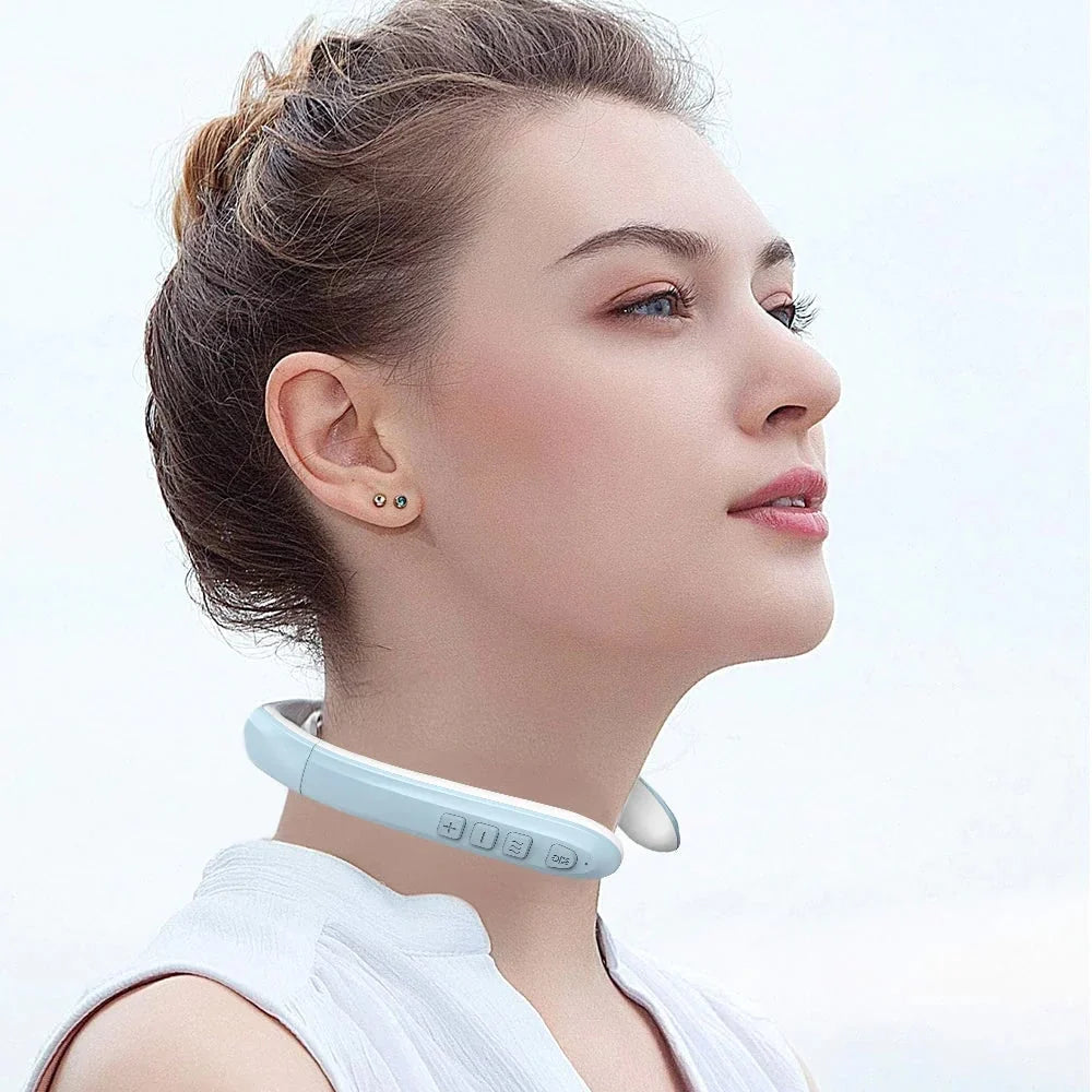 Neck Massager Cordless U-Shaped Heat & Vibration
