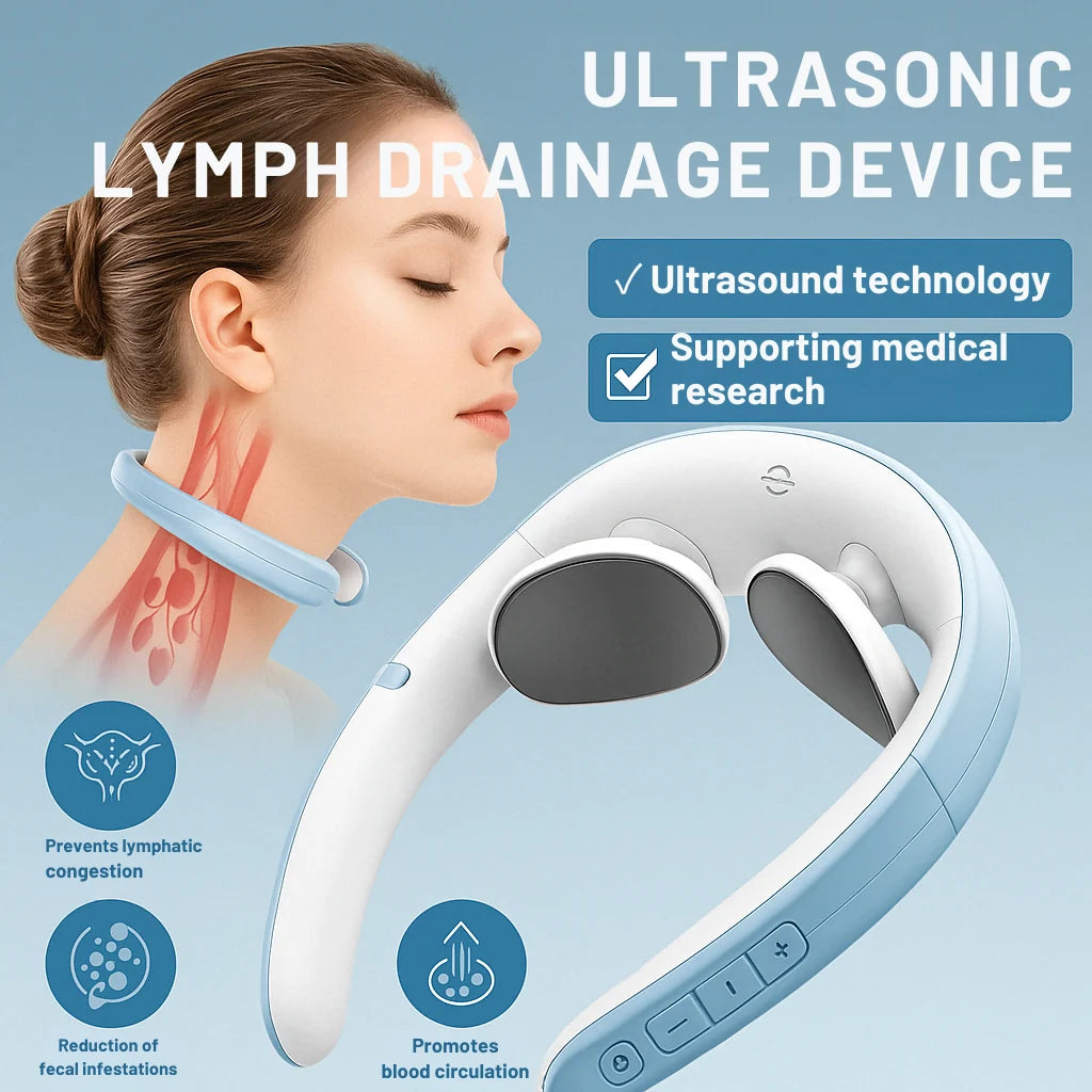 Neck Massager Cordless U-Shaped Heat & Vibration