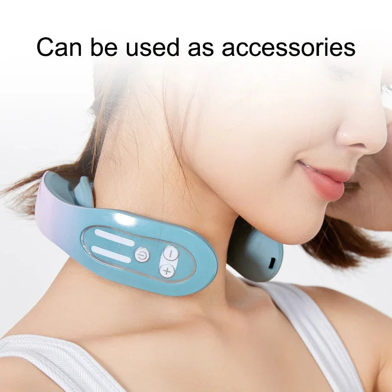 Neck Massager EMS U Shape Infrared Heat