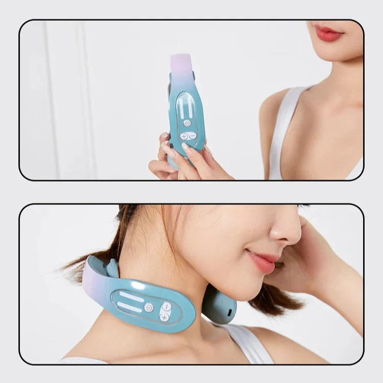 Neck Massager EMS U Shape Infrared Heat