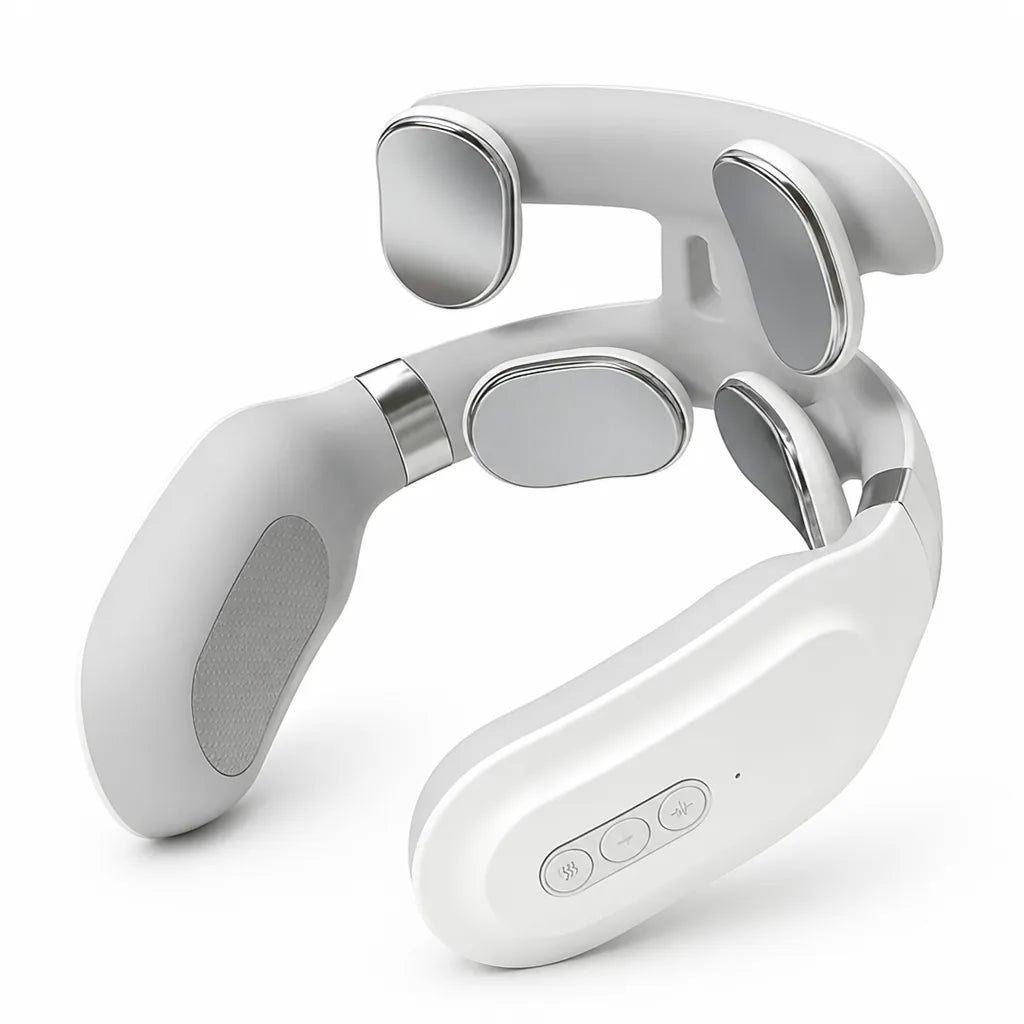 Neck Massager Heat & Vibration USB Rechargeable