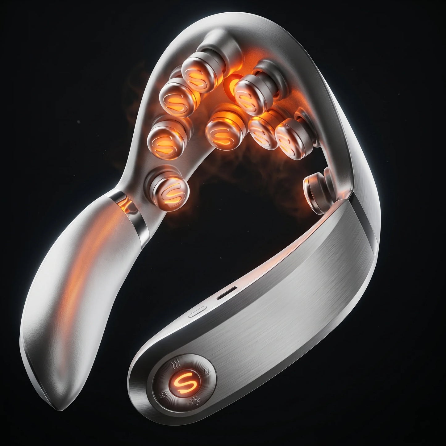 Neck Massager Heated Deep Tissue Ergonomic Fit