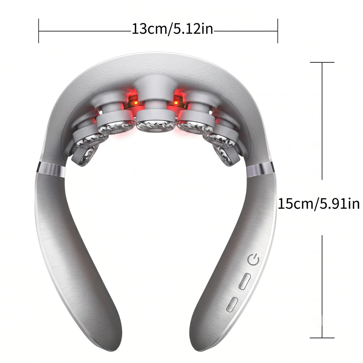 Neck Massager Heated Deep Tissue Ergonomic Fit