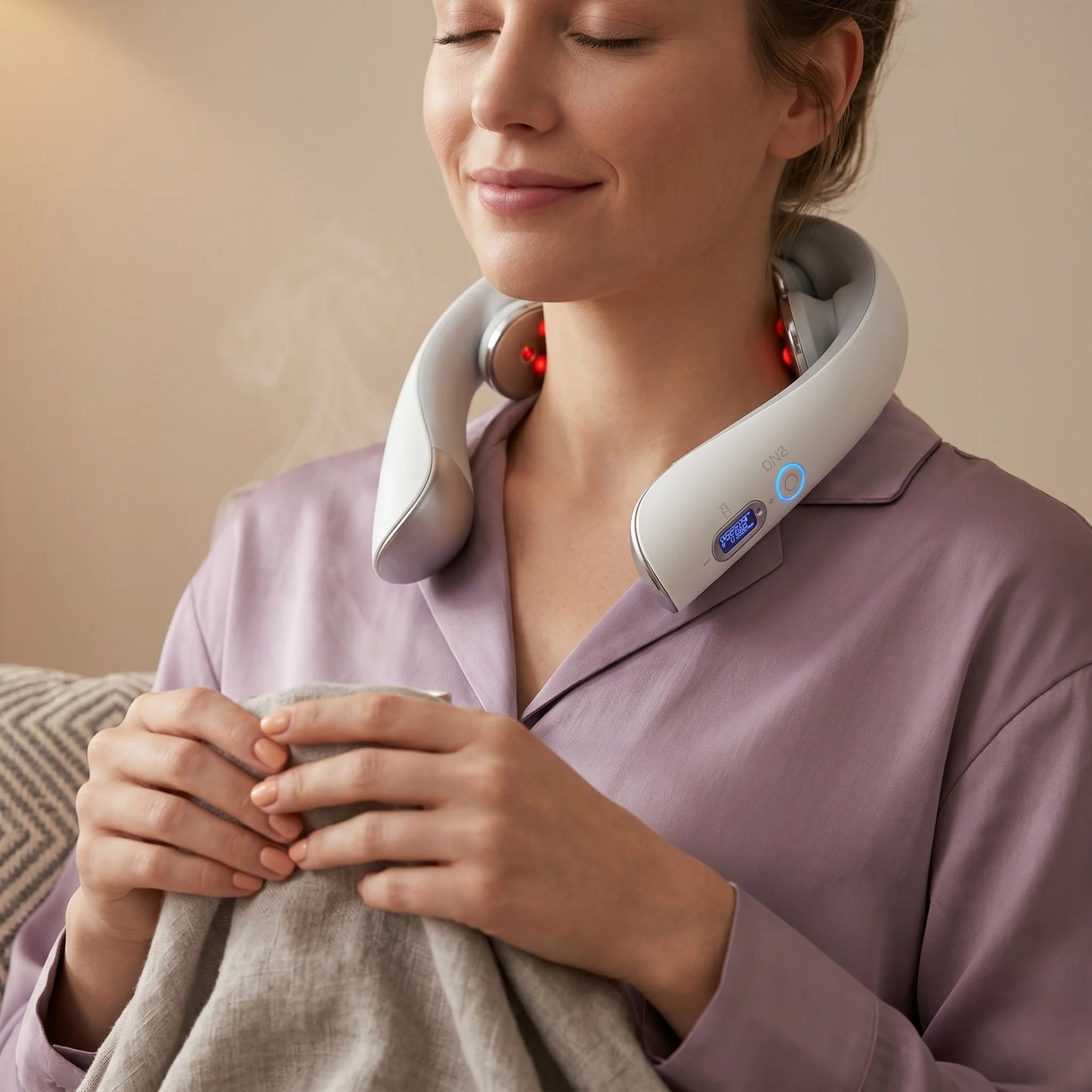 Neck Massager Portable Battery-Powered Targeted Relief