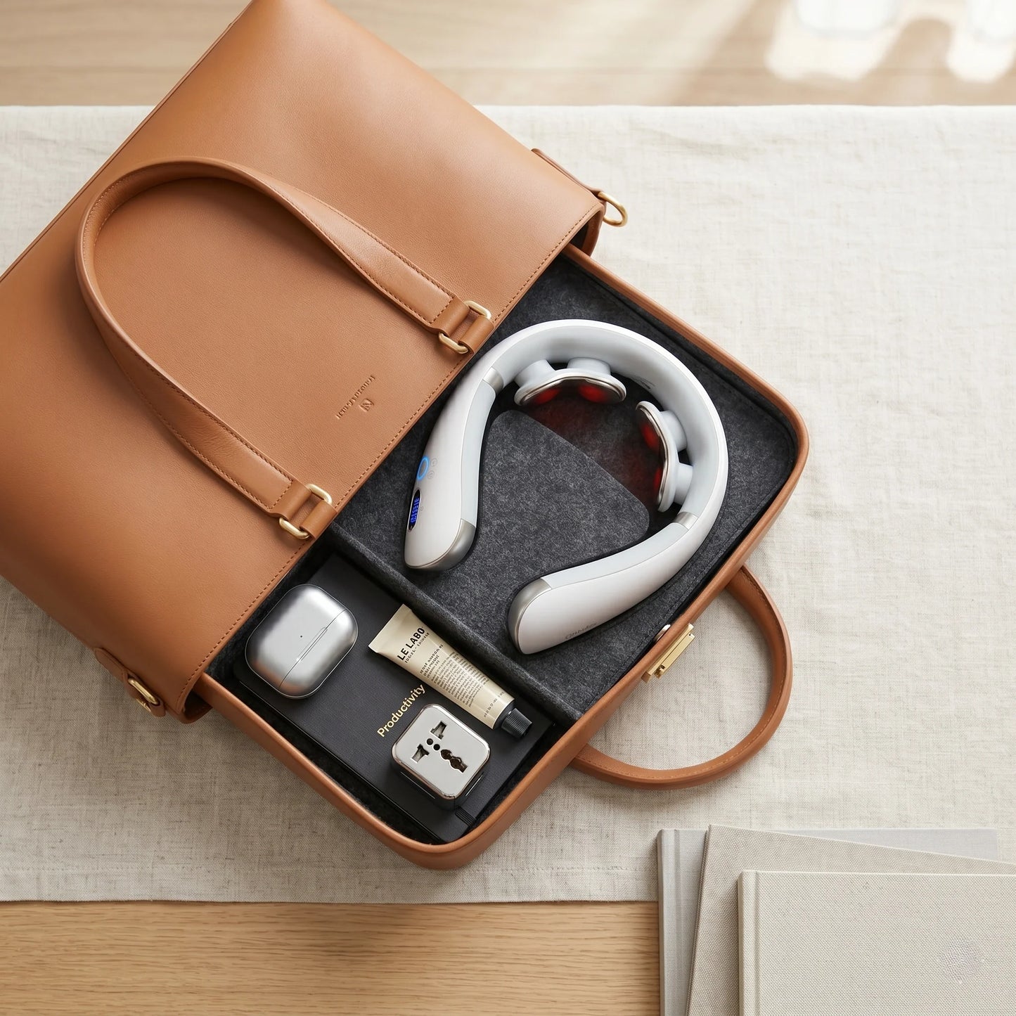 Neck Massager Portable Battery-Powered Targeted Relief