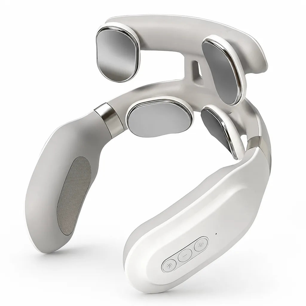 Neck Massager Targeted Heat & Vibration USB Rechargeable