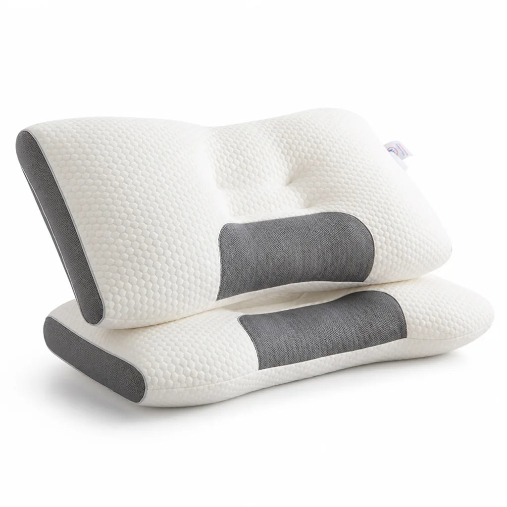 Neck Pillow Contoured Cervical Support Washable Cover