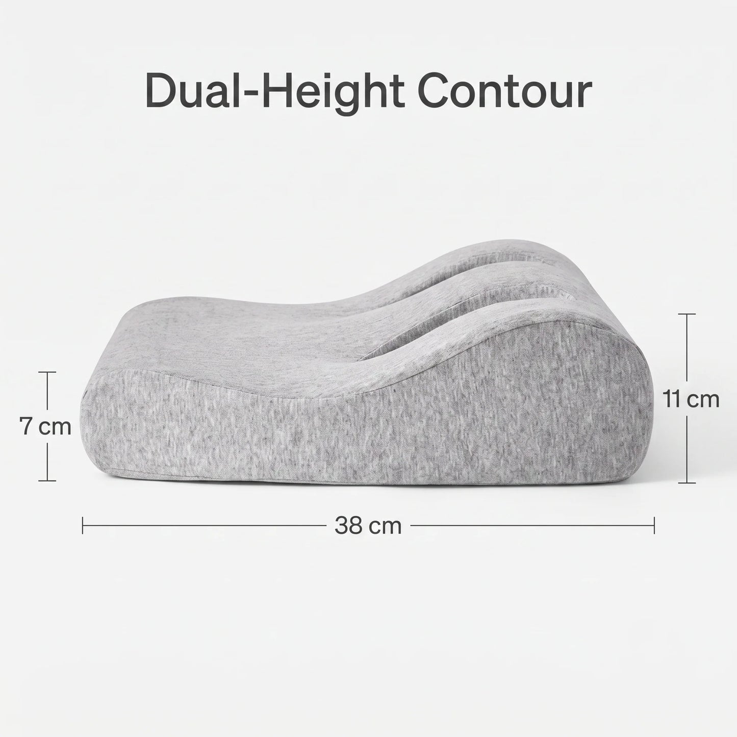 Neck Pillow Ergonomic Memory Foam Dual Ear Openings