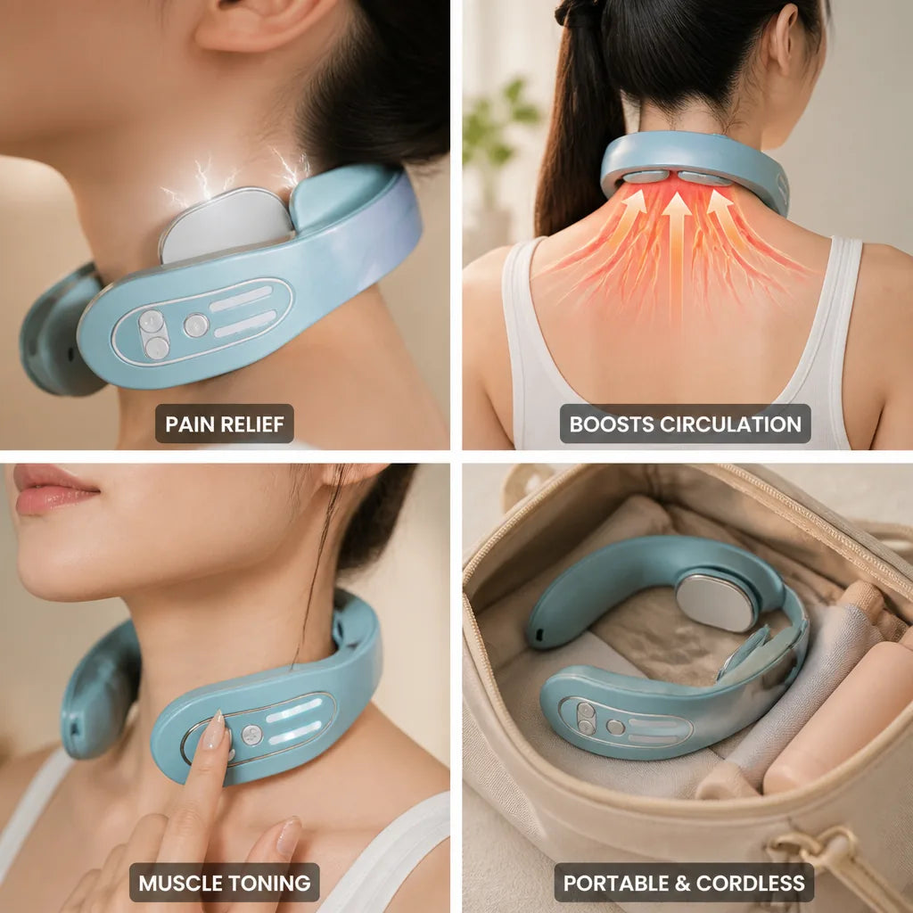 Neck & Shoulder EMS Massager Cordless 12-Level