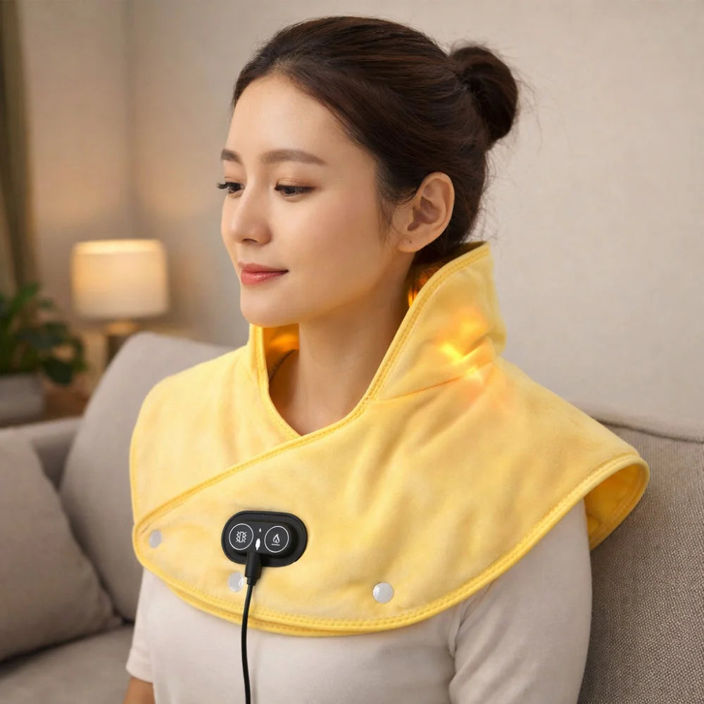 Neck & Shoulder Heating Pad USB-Powered 3 Heat Levels