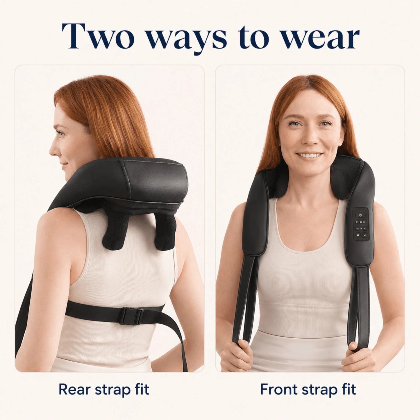 Neck & Shoulder Massager 4D Kneading Heat Adjustable Wraparound