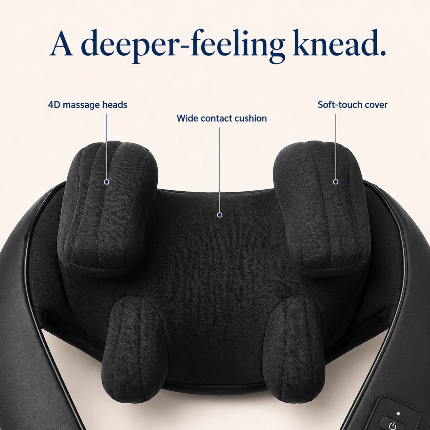 Neck & Shoulder Massager 4D Kneading Heat Adjustable Wraparound