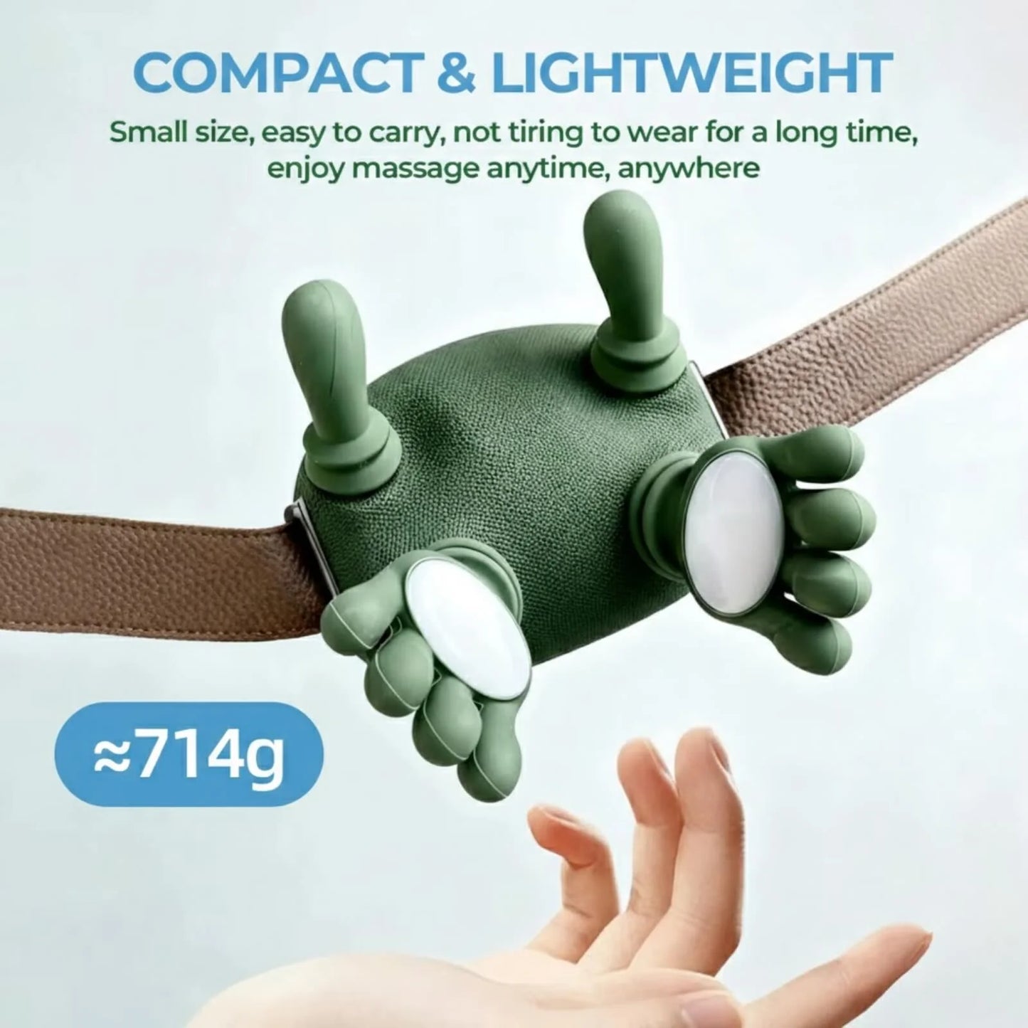 Neck & Shoulder Massager 4D Kneading Heated Cordless Rechargeable