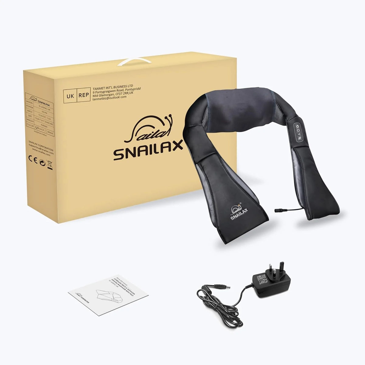 Neck & Shoulder Massager Cordless 8-Node Heat