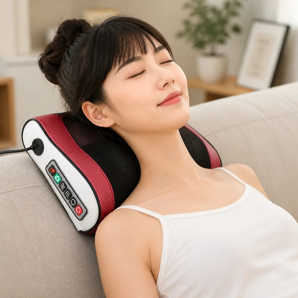 Neck & Shoulder Massager Shiatsu Kneading & Heat