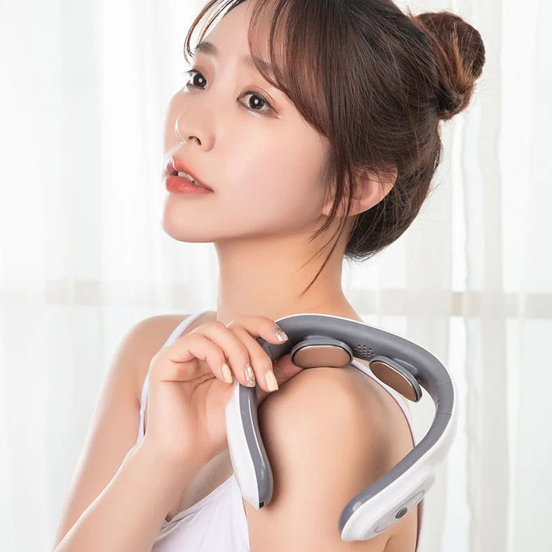Neck & Shoulder Massager Shiatsu Pulse & Heat Rechargeable
