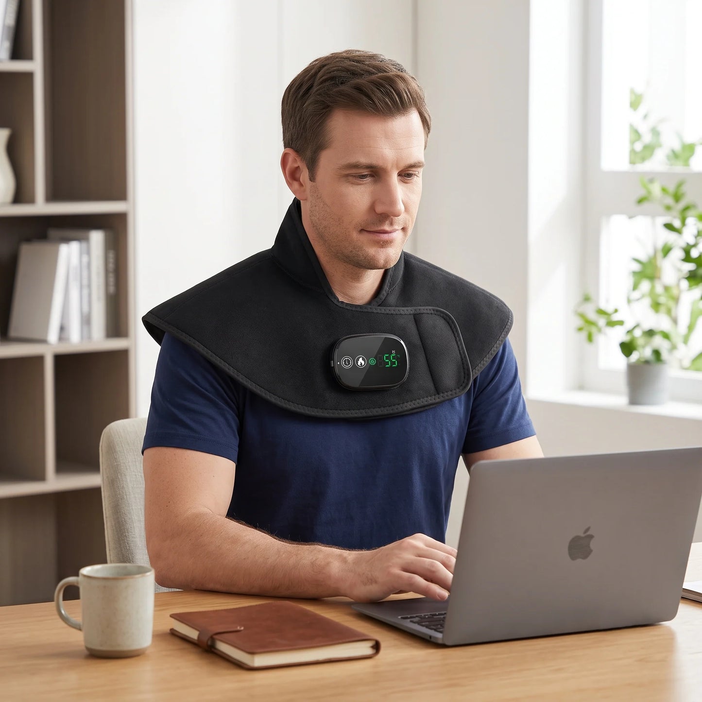 Neck & Shoulder Wrap Cordless Adjustable Heat & Timer