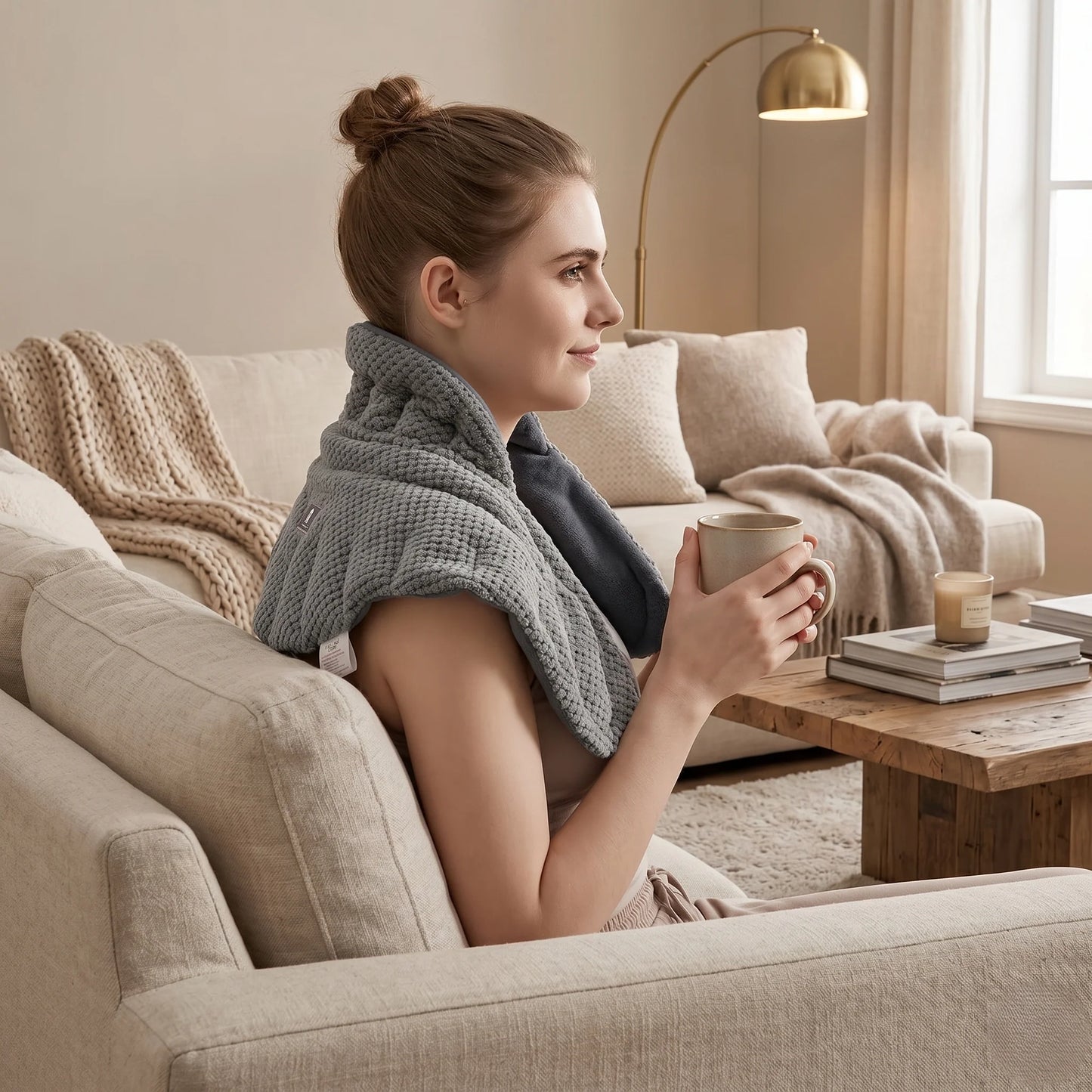 Neck & Shoulder Wrap Heated & Adjustable