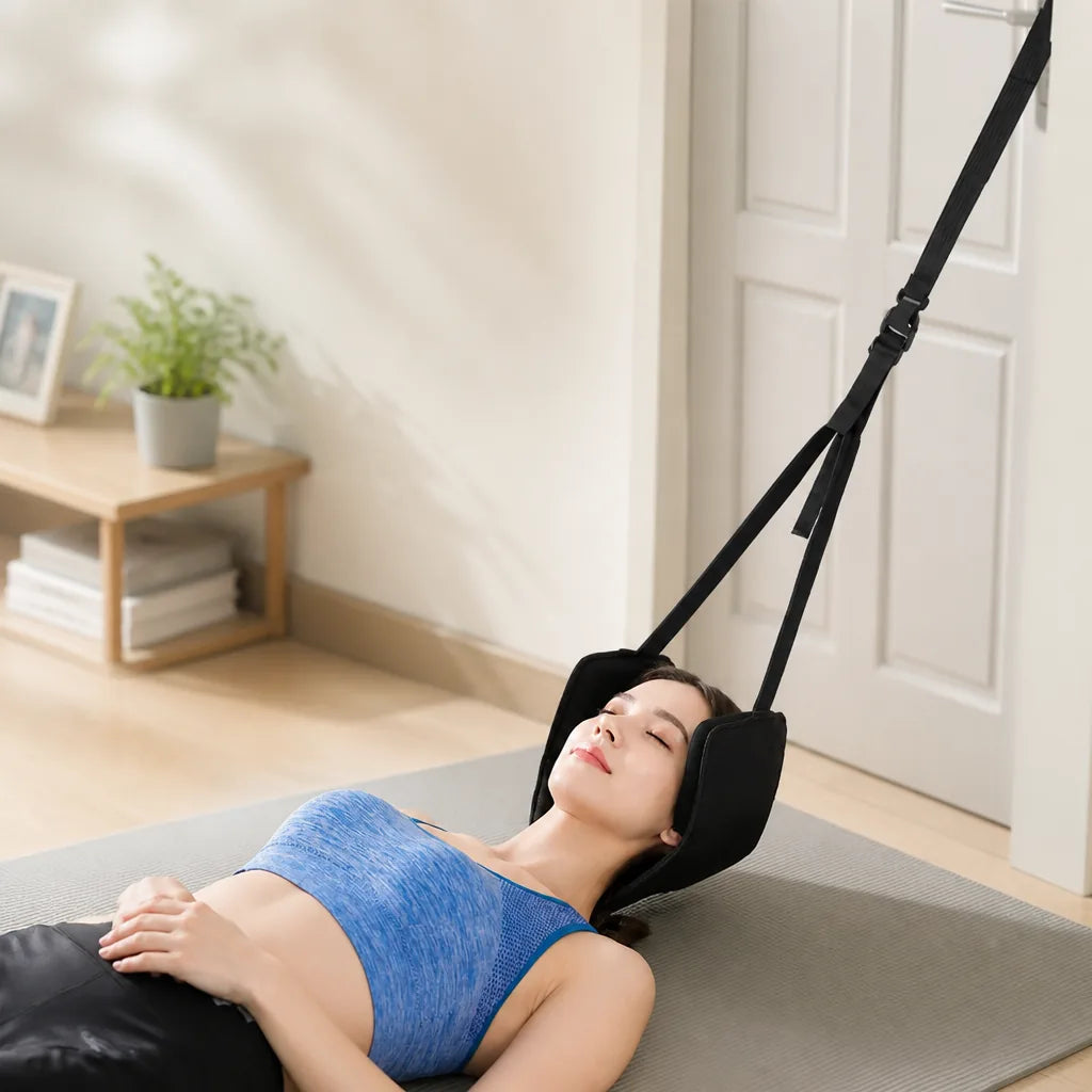Neck Stretcher Cervical Traction Adjustable Straps
