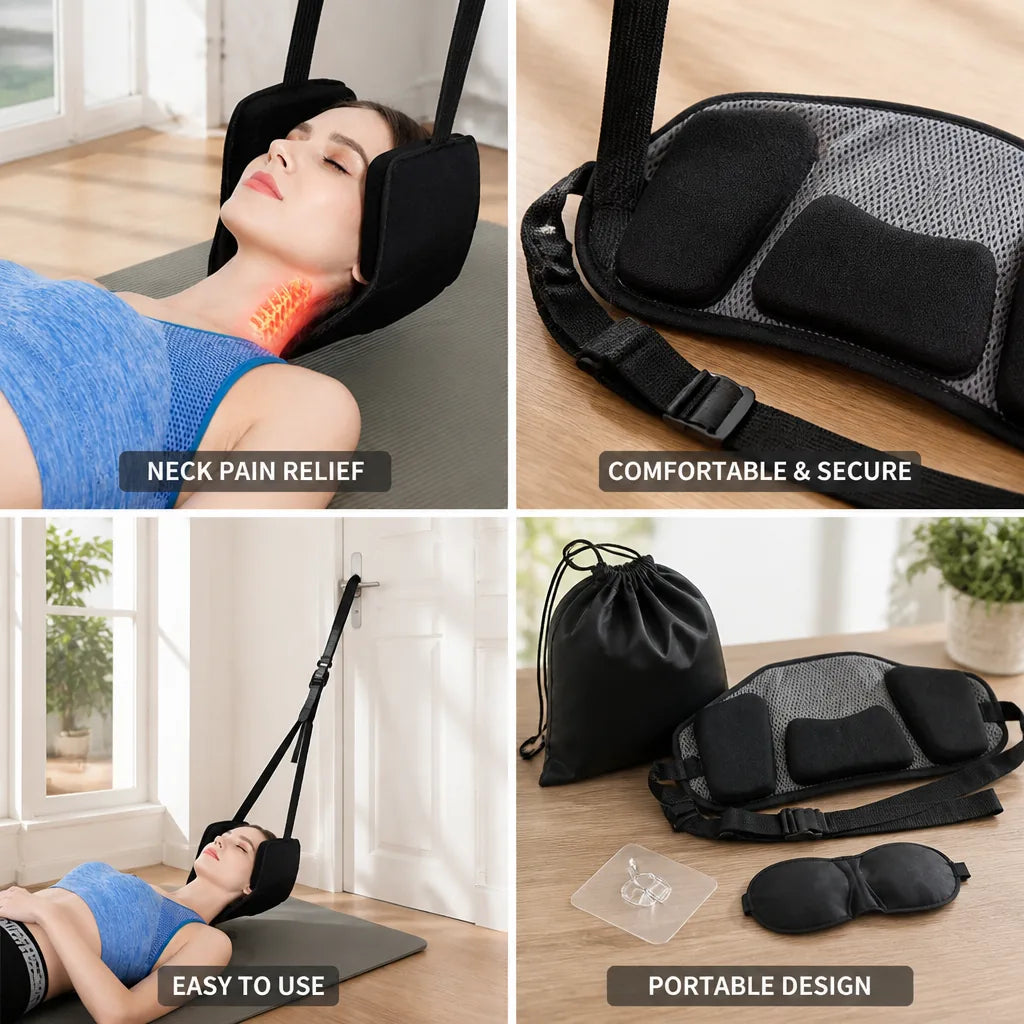Neck Stretcher Cervical Traction Adjustable Straps