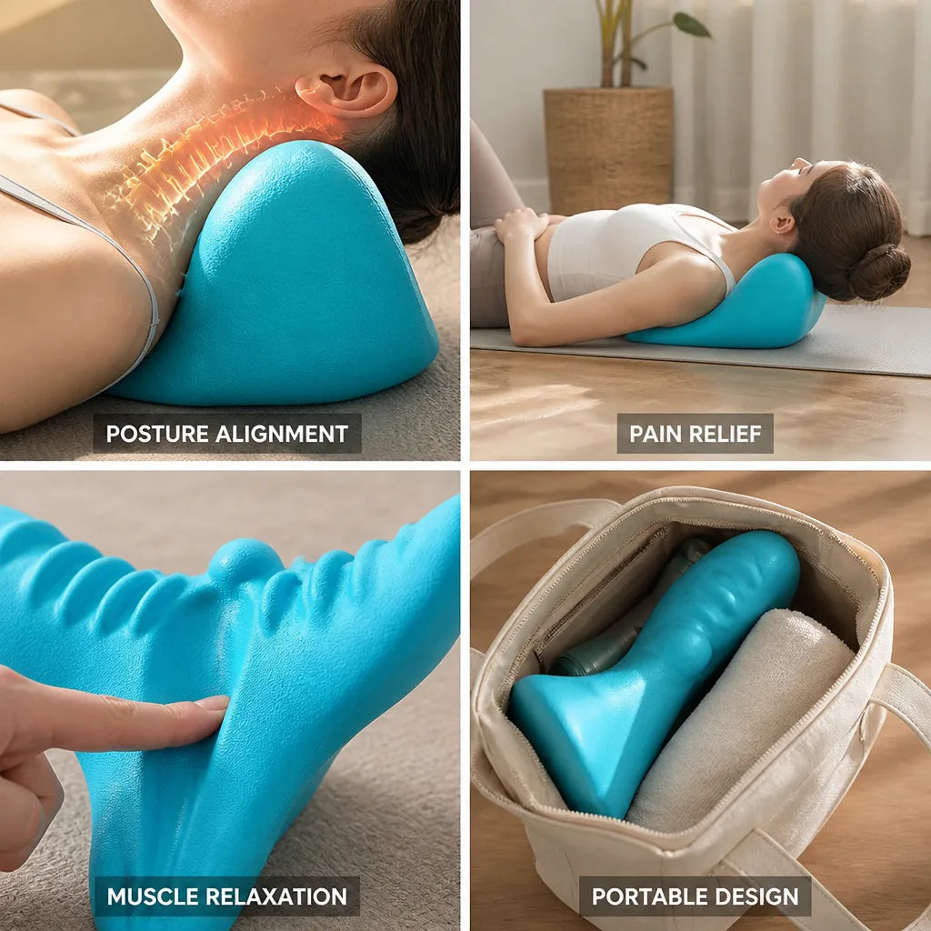 Neck Stretcher Ergonomic Cervical Support Portable