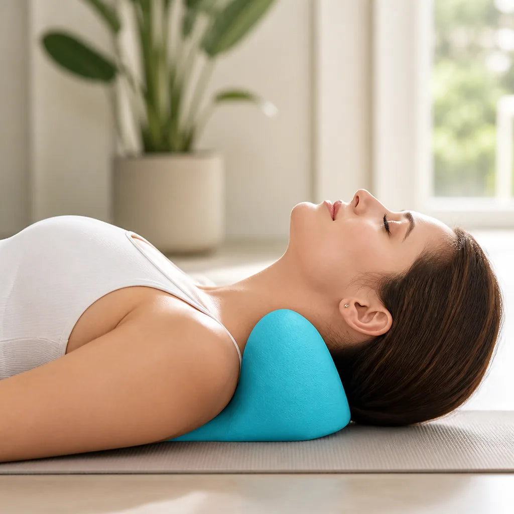 Neck Stretcher Ergonomic Cervical Support Portable & Lightweight