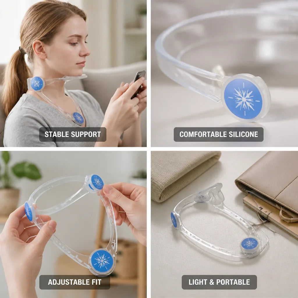 Neck Support Adjustable Ergonomic Silicone