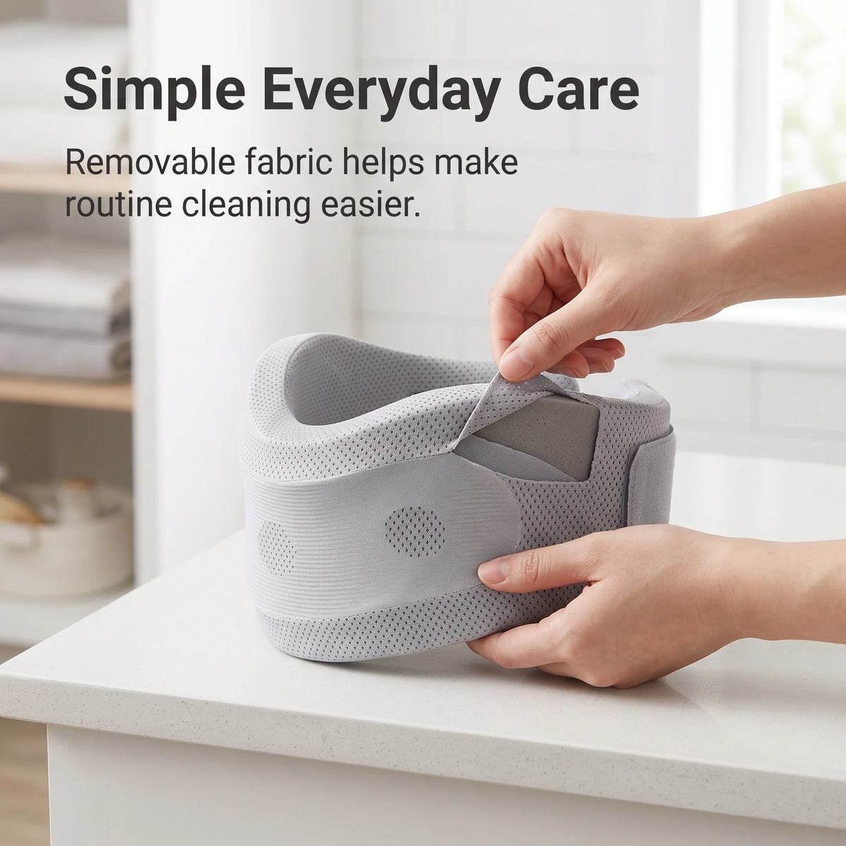 Neck Support Collar Contoured Foam Adjustable Wraparound Strap