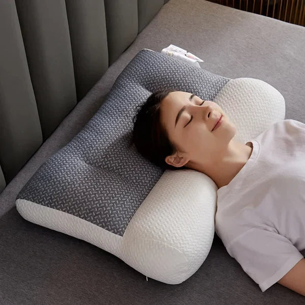 Neck Support Pillow Ergonomic Contour Breathable & Machine Washable