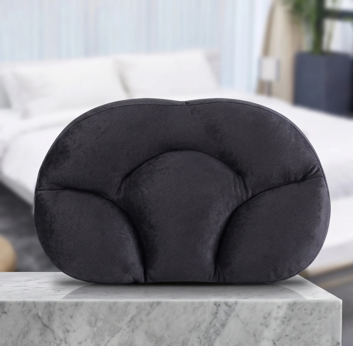 Neck Support Pillow Ergonomic Egg Shape Travel Size