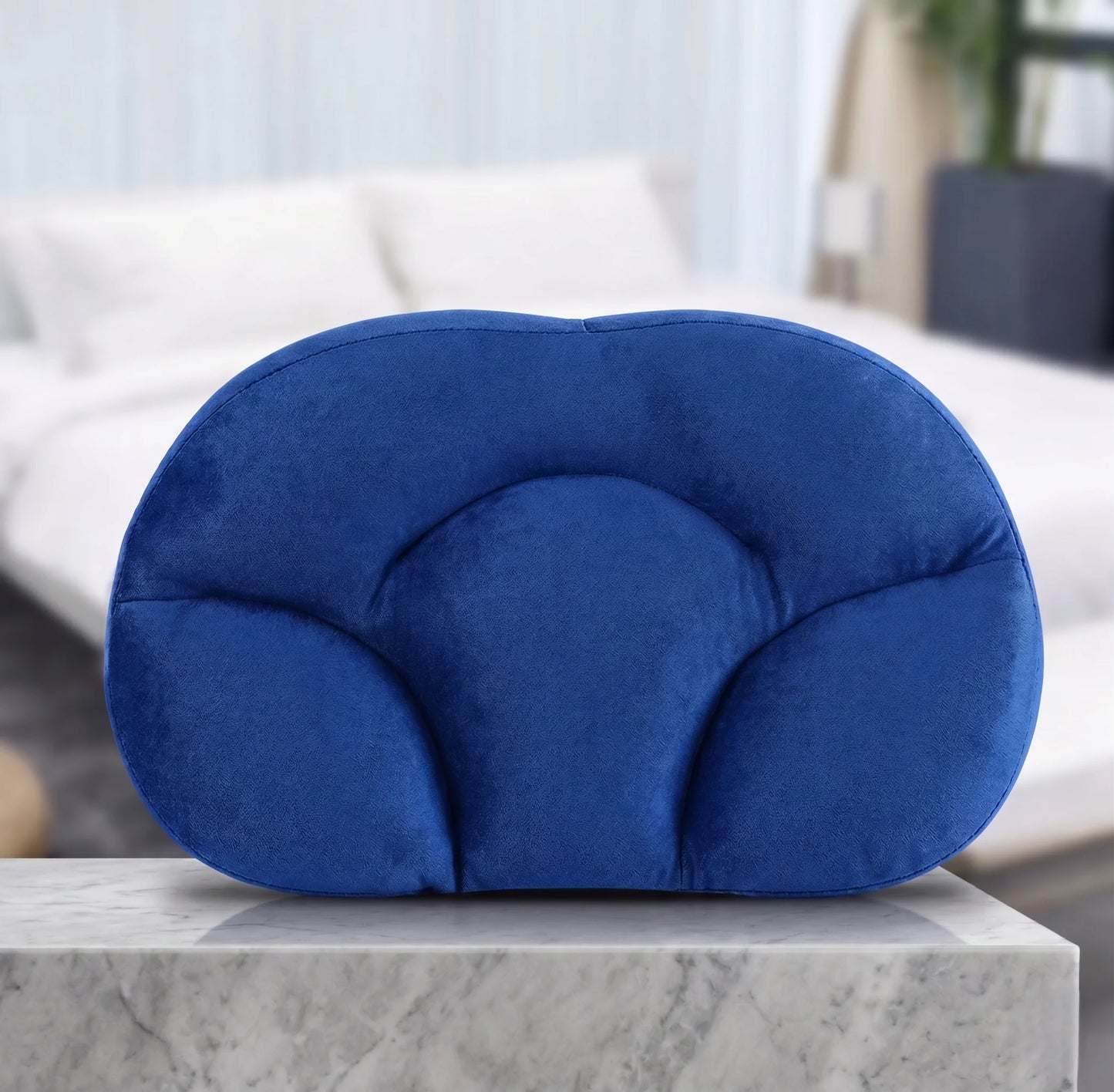 Neck Support Pillow Ergonomic Egg Shape Travel Size