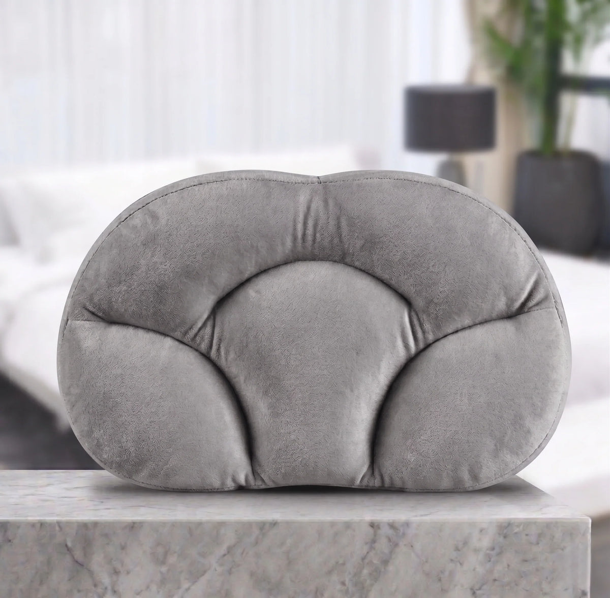 Neck Support Pillow Ergonomic Egg Shape Travel Size