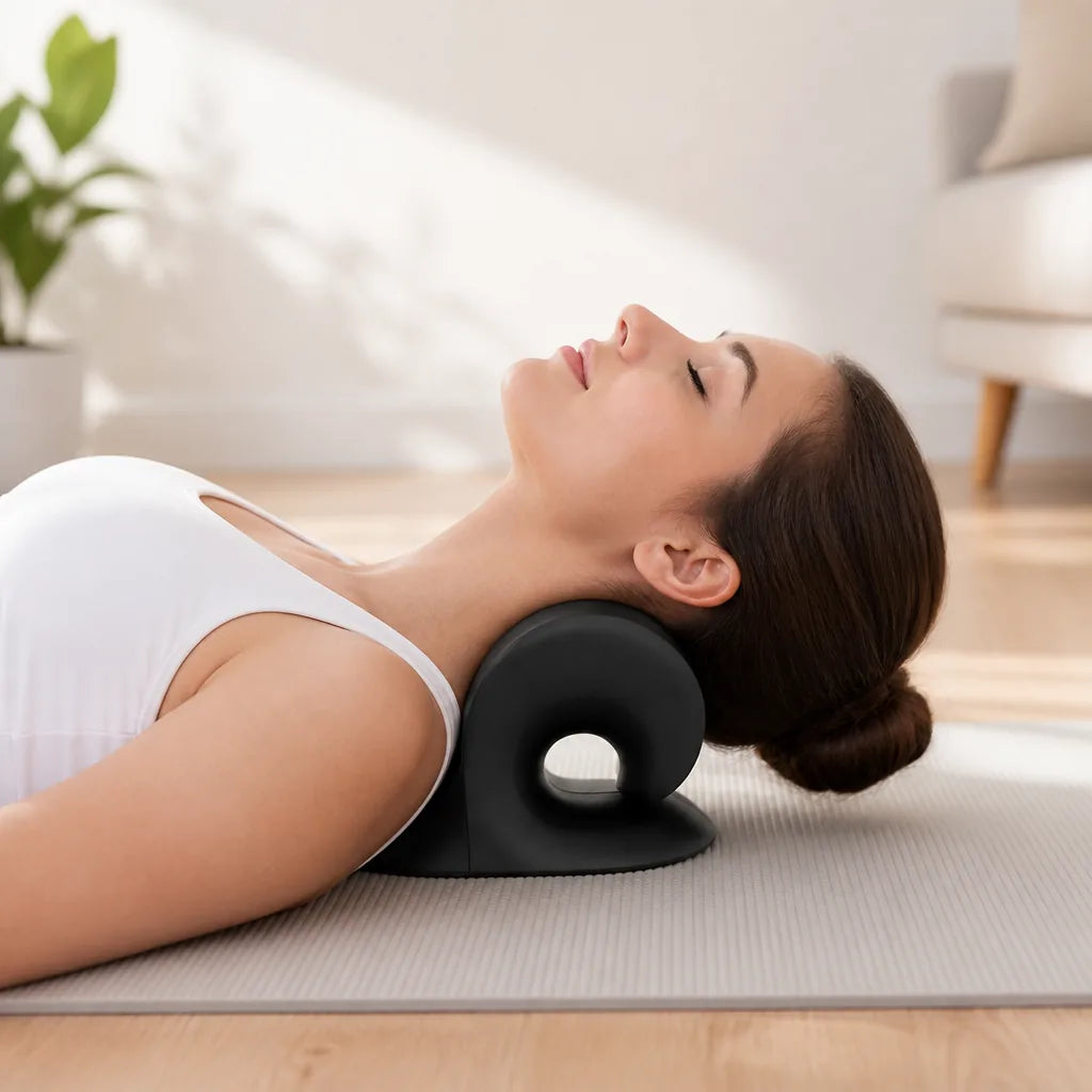Neck Traction Device Two-Position Acupressure