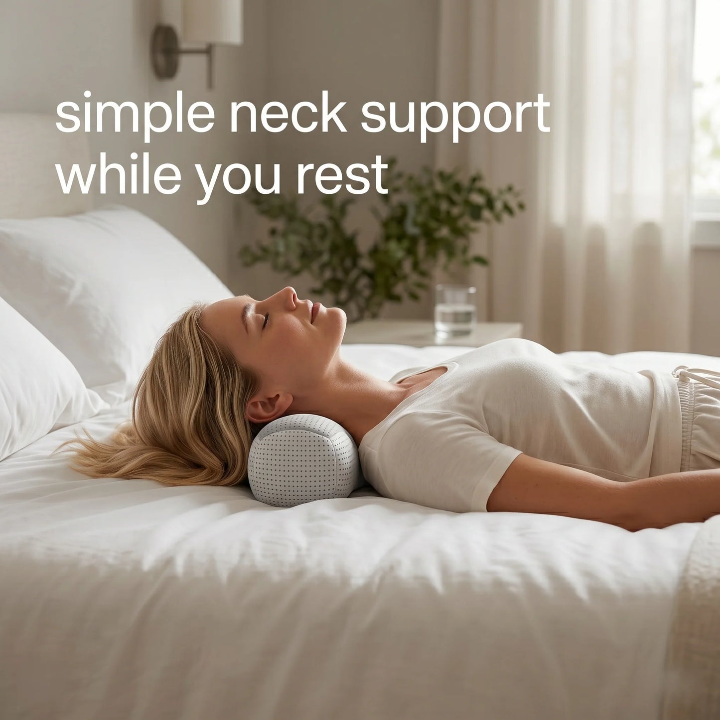 Neck Traction Pillow Ergonomic Cervical Support Machine-Washable