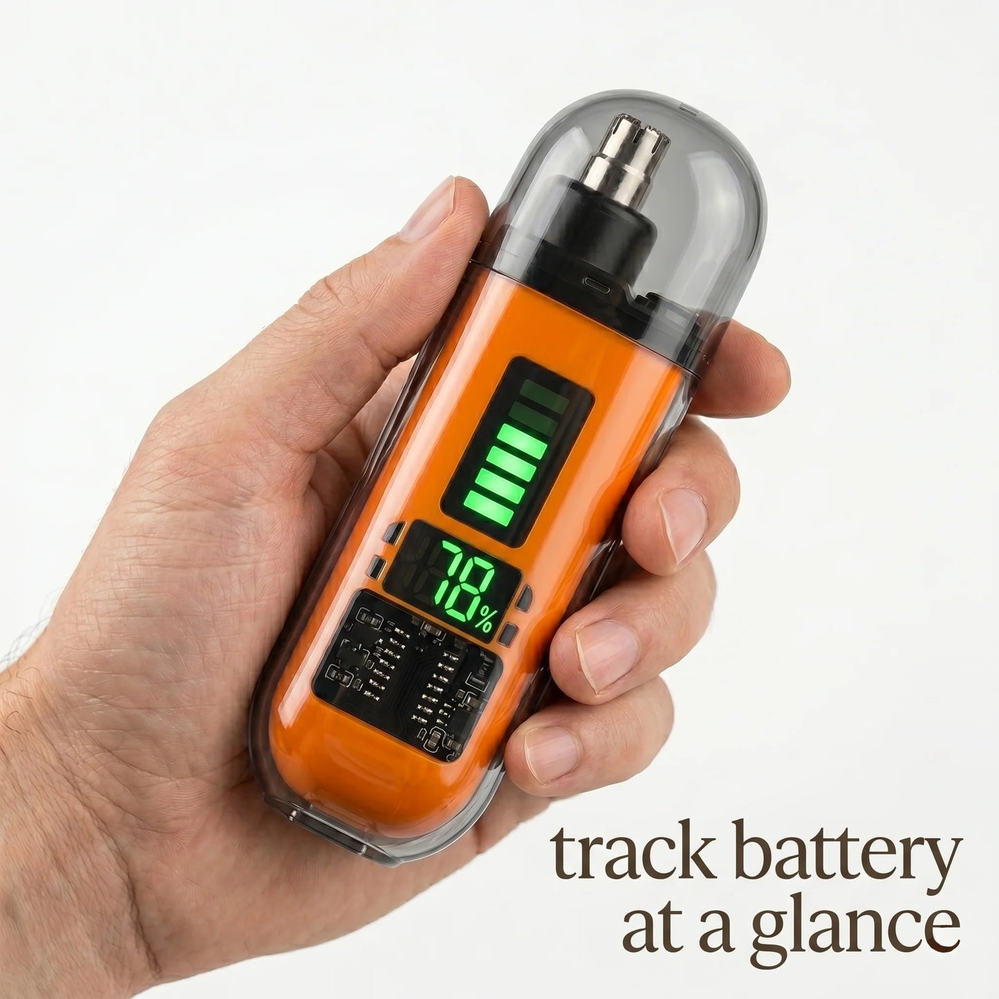 Nose & Ear Trimmer Rechargeable Precision LED Display