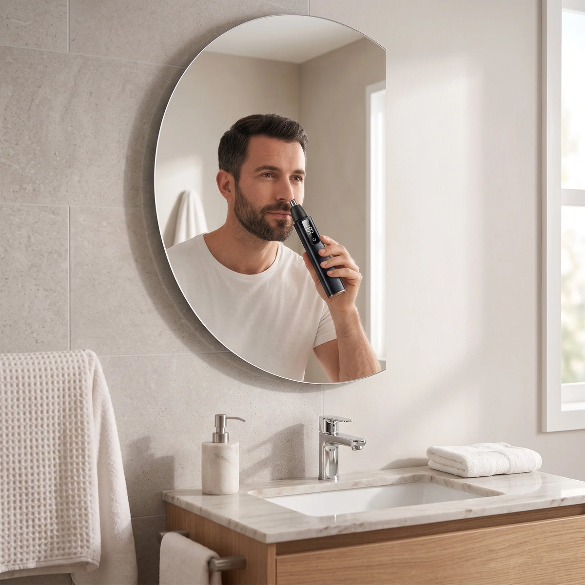 Nose & Eyebrow Trimmer 2-in-1 Digital Display