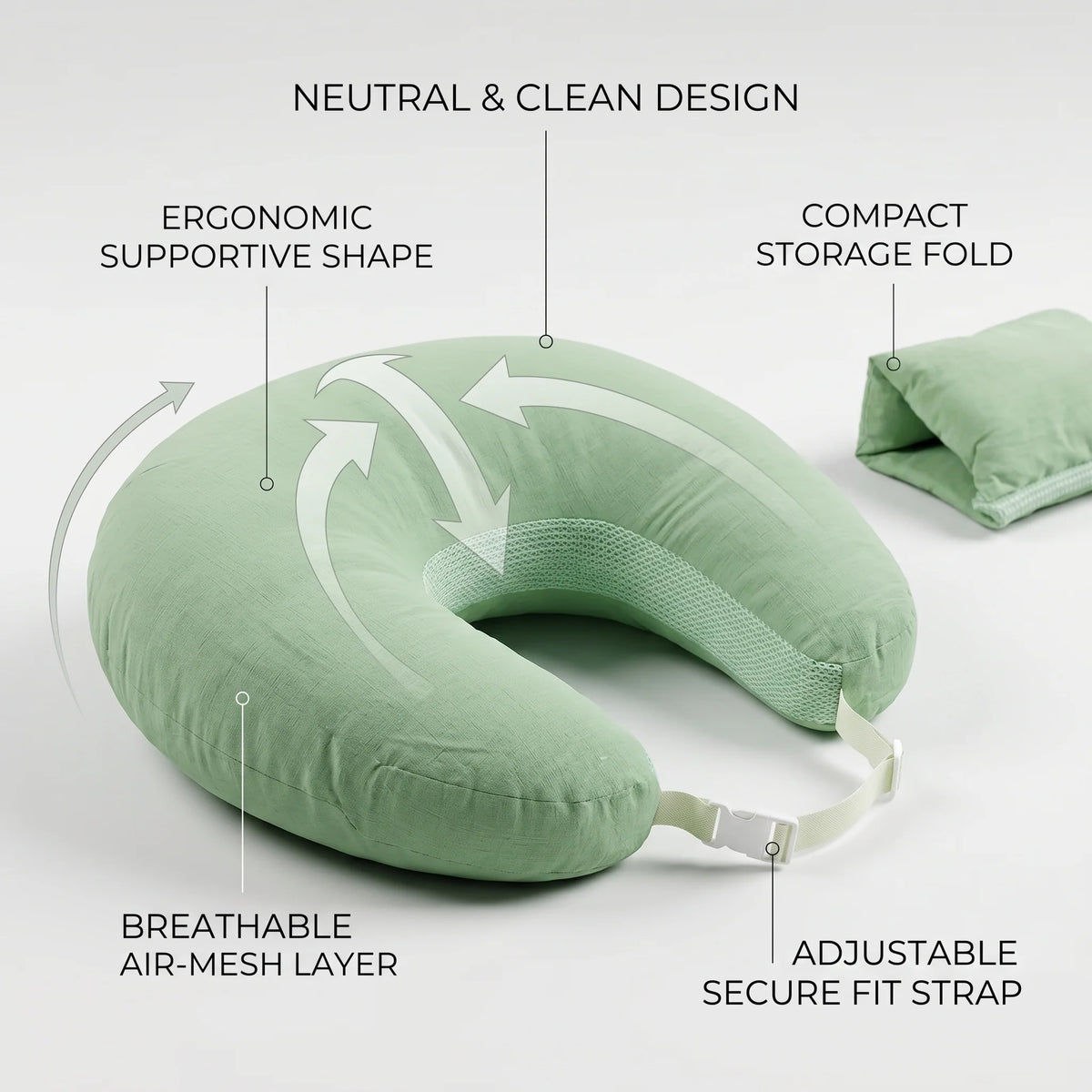 Nursing Pillow Adjustable Ergonomic Support