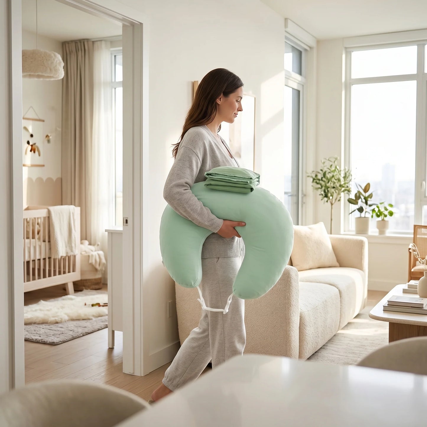 Nursing Pillow Adjustable Ergonomic Support