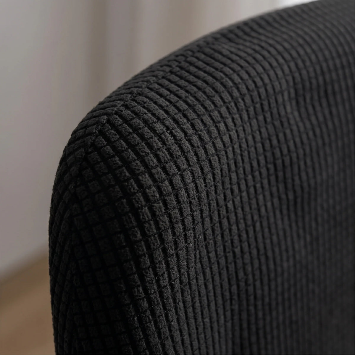 Office Chair Cover Stretch Jacquard Zippered Arm Openings