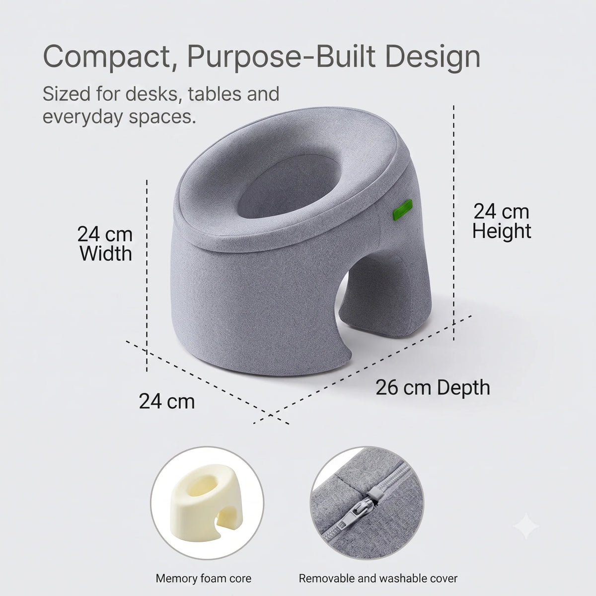 Office Desk Nap Pillow Ergonomic Memory Foam Arm Opening