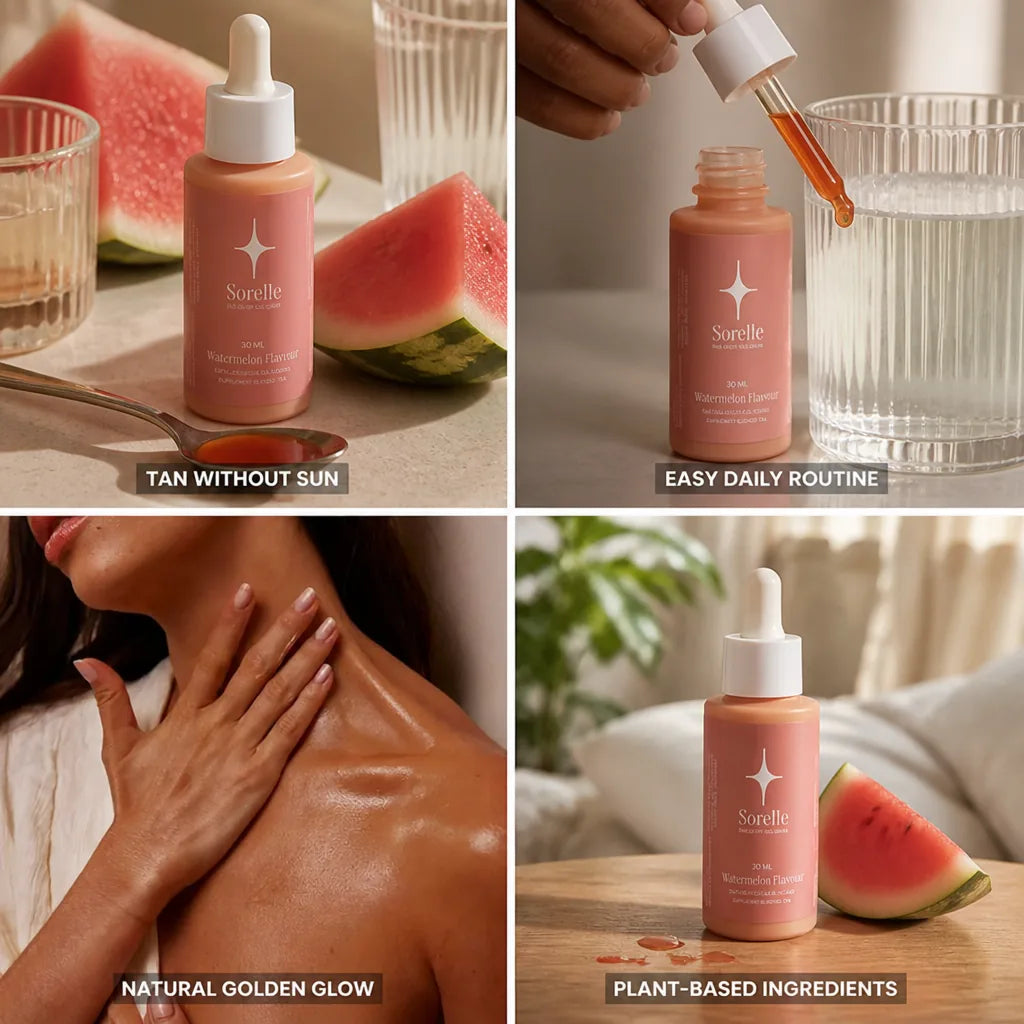 Oral Tanning Drops Beta-Carotene Watermelon Flavor