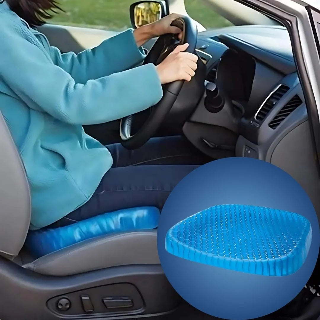 Orthopedic Gel Seat Cushion Tailbone Support Removable Cover