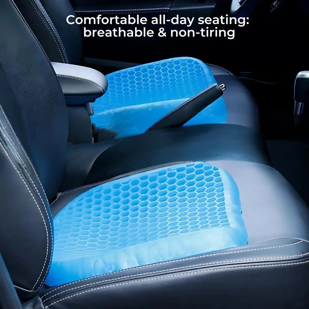 Orthopedic Gel Seat Cushion Tailbone Support Removable Cover