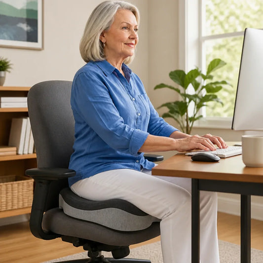 Orthopedic Seat Cushion Tailbone Relief & Posture Support